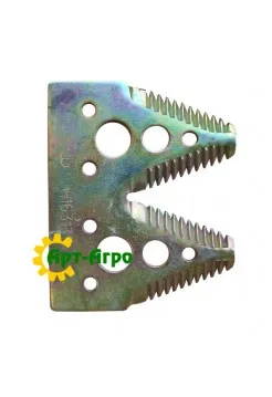 H163131 Сегмент ножа жниварки подвійний (велика насічка) John Deere (XMP)